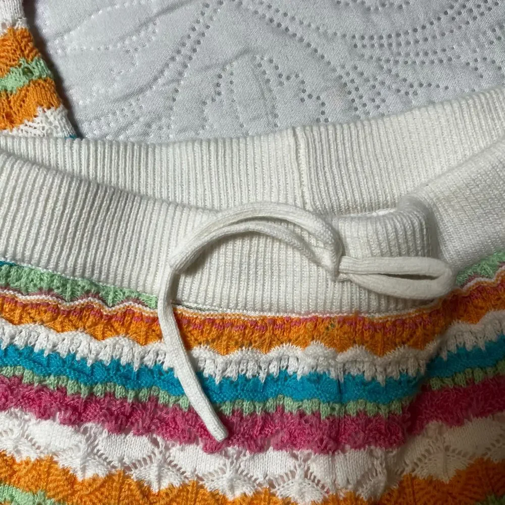 Love & Grow Retro Stripe Knit Tank Set Size 7/8